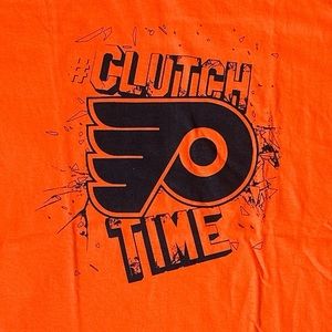 Philadelphia Flyers #Clutch Time T Shirt